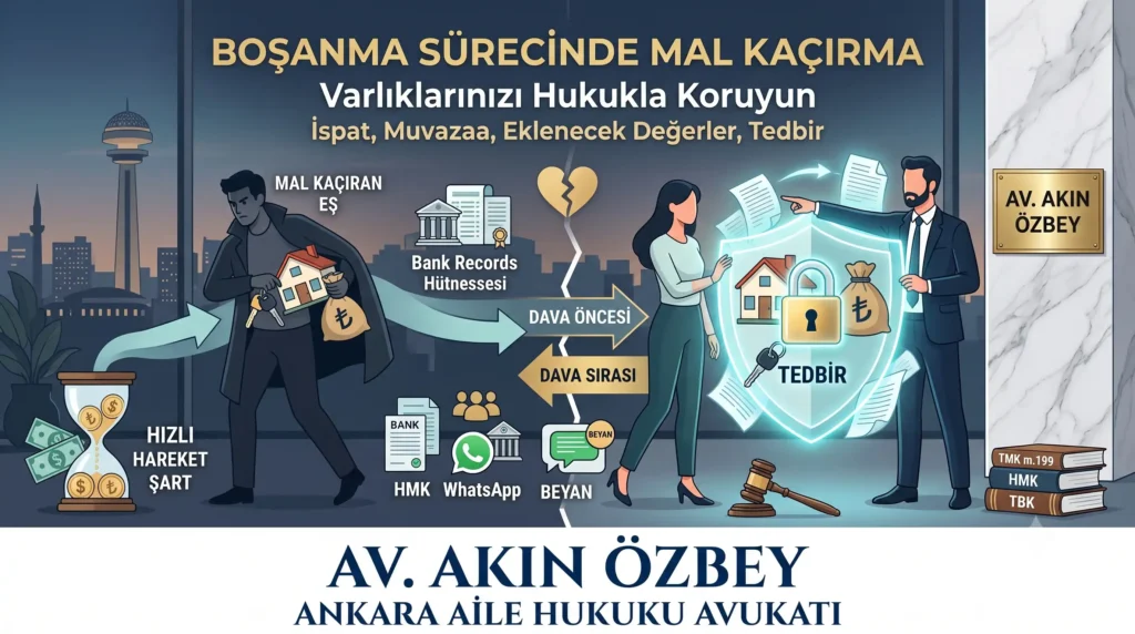 Boşanma Davasında Eşin Mal Kaçırdığı Nasıl İspat Edilir?