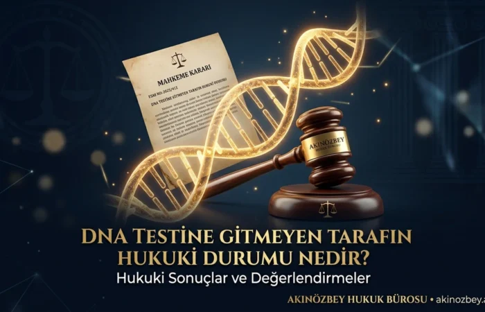DNA Testine Gitmeyen Tarafın Hukuki Durumu Nedir DNA Testine Gitmeyen Tarafın Hukuki Durumu Nedir