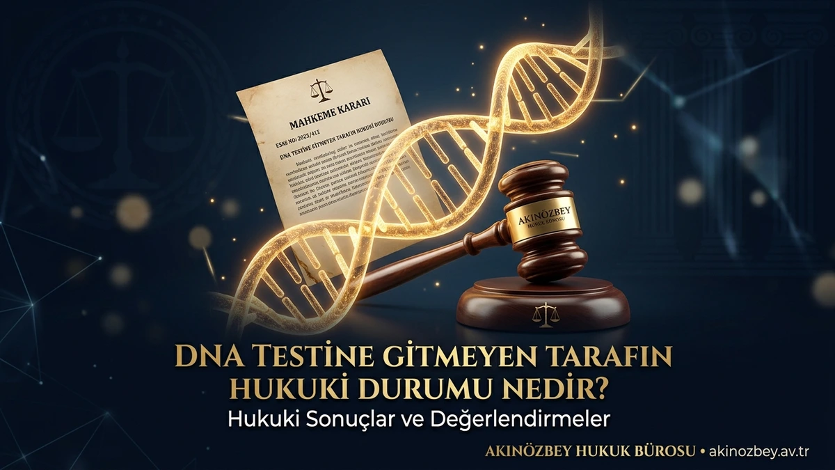 DNA Testine Gitmeyen Tarafın Hukuki Durumu Nedir