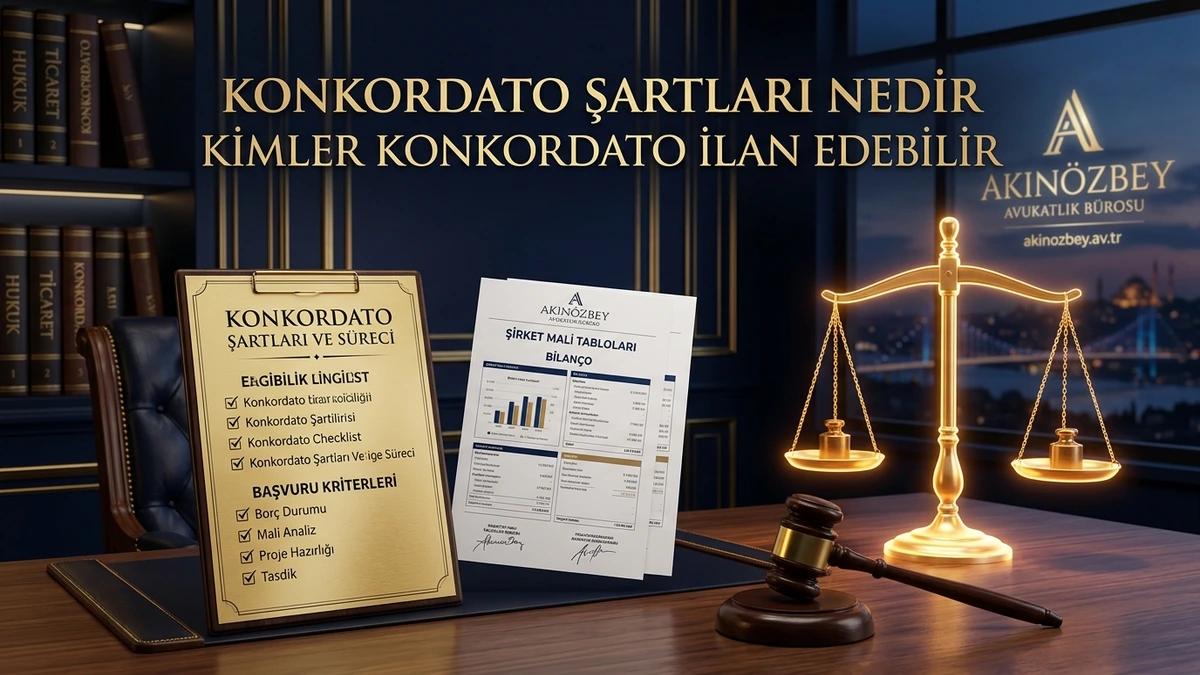 Konkordato Şartları Nelerdir? Kimler Konkordato İlan Edebilir?