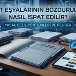 Ziynet Eşyalarının Bozdurulduğu Nasıl İspat Edilir? Ziynet Eşyalarının Bozdurulduğu Nasıl İspat Edilir?