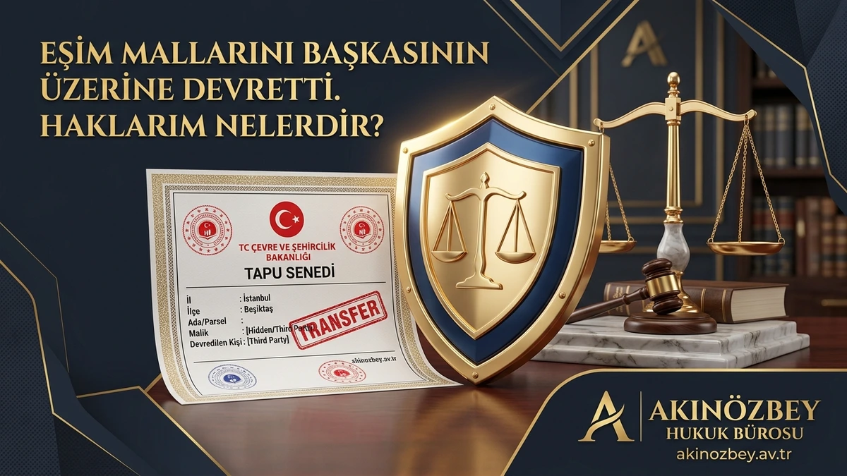 Eşim Mallarını Başkasının Üzerine Devretti. Haklarım Nelerdir? Hakkımı Nasıl Alabilirim?