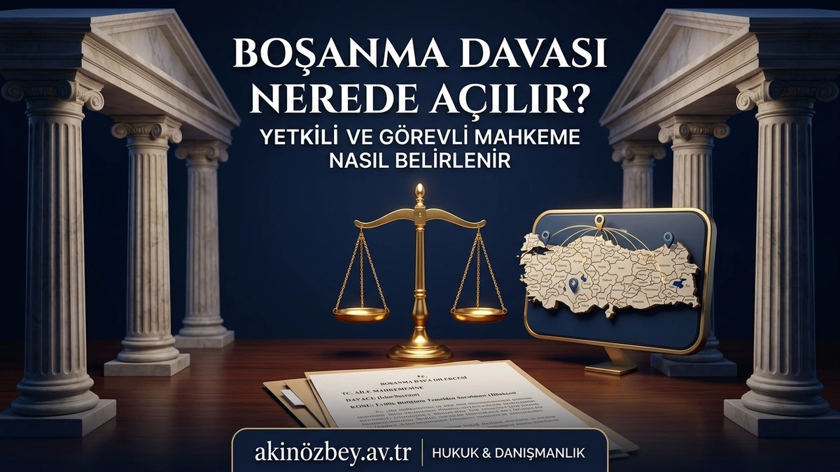 Boşanma Davası Nerede Açılır? Yetkili ve Görevli Mahkeme Nasıl Belirlenir?