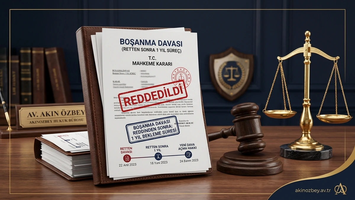 Boşanma Davası Reddedildikten Sonra 1 Yıl Geçerse Yeniden Boşanma Davası Açılabilir mi?