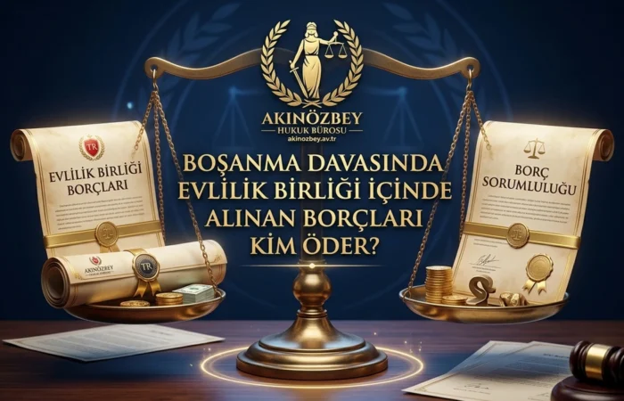 BOŞANMA DAVASINDA EVLİLİK BİRLİĞİ İÇERİSİNDE ALINAN BORÇLARI KİM ÖDER? BOŞANMA DAVASINDA EVLİLİK BİRLİĞİ İÇERİSİNDE ALINAN BORÇLARI KİM ÖDER?