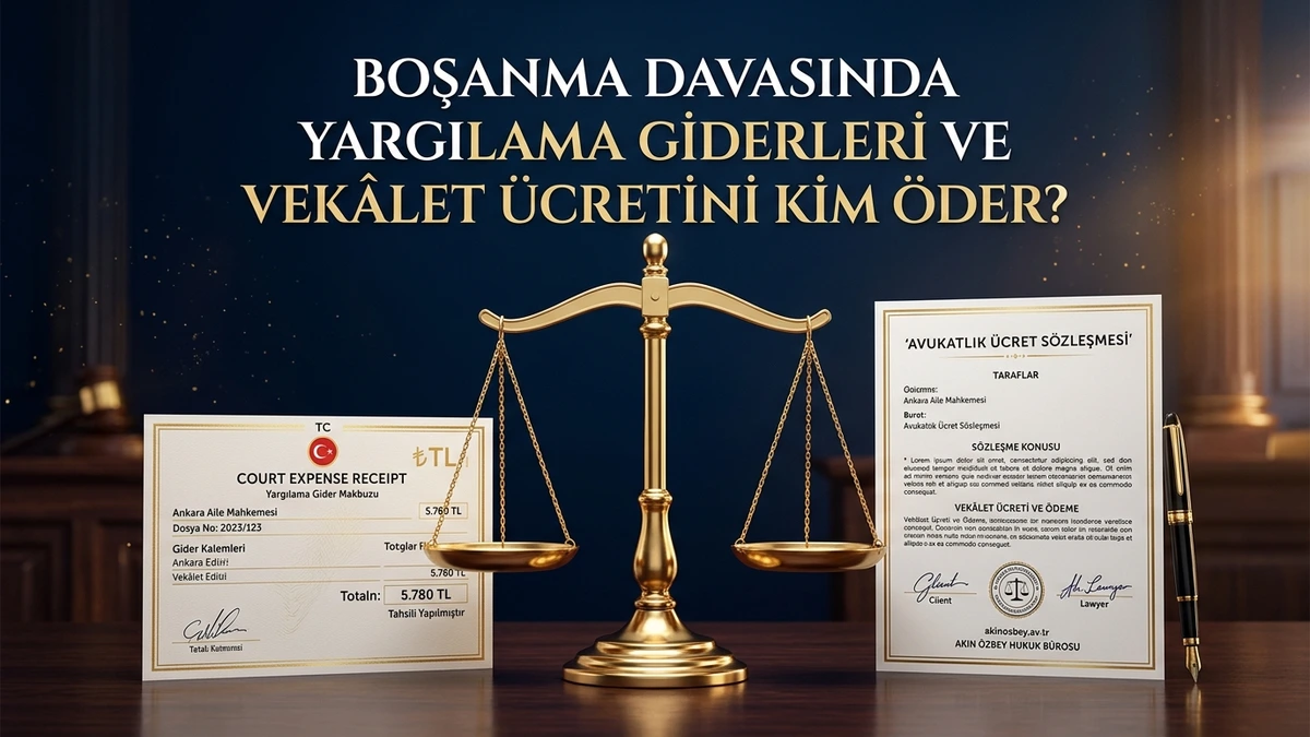Boşanma Davasında Yargılama Giderleri ve Vekâlet Ücretini Kim Öder?