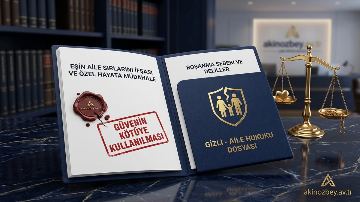 Eşin Aile Sırlarını ve Özel Hayatı Başkalarıyla Paylaşması Boşanma Sebebi midir?
