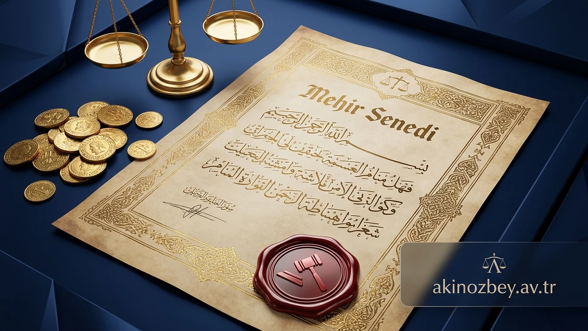Mehir Senedi Geçerli midir? Boşanmada Mehir Alacağı Nasıl Talep Edilir?