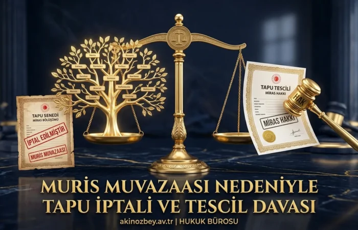 Muris Muvazaası Nedeniyle Tapu İptali ve Tescil Davası Muris Muvazaası Nedeniyle Tapu İptali ve Tescil Davası